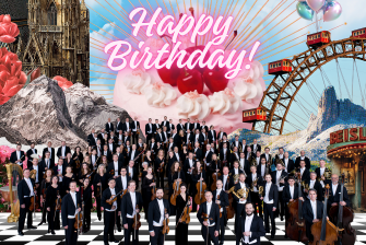 Collage zu 125 Jahre Wiener Symphoniker