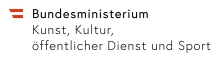 Logo des Bundesministeriums Kunst, Kultur, öffentlicher Dienst und Sport