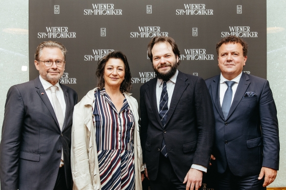 Alexander Wrabetz, Veronica Kaup-Hasler, Petr Popelk und Jan Nast