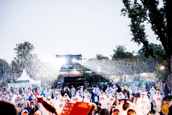 Prater-Picknick Konzert im Regen