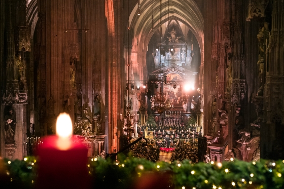 Kerze im Wiener Stephansdom