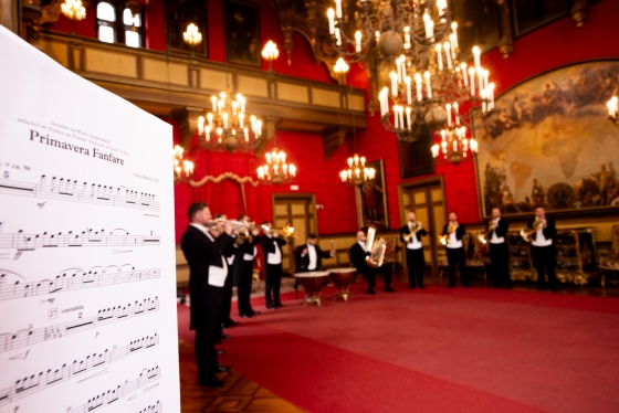 Musiker im Schloss Miramare