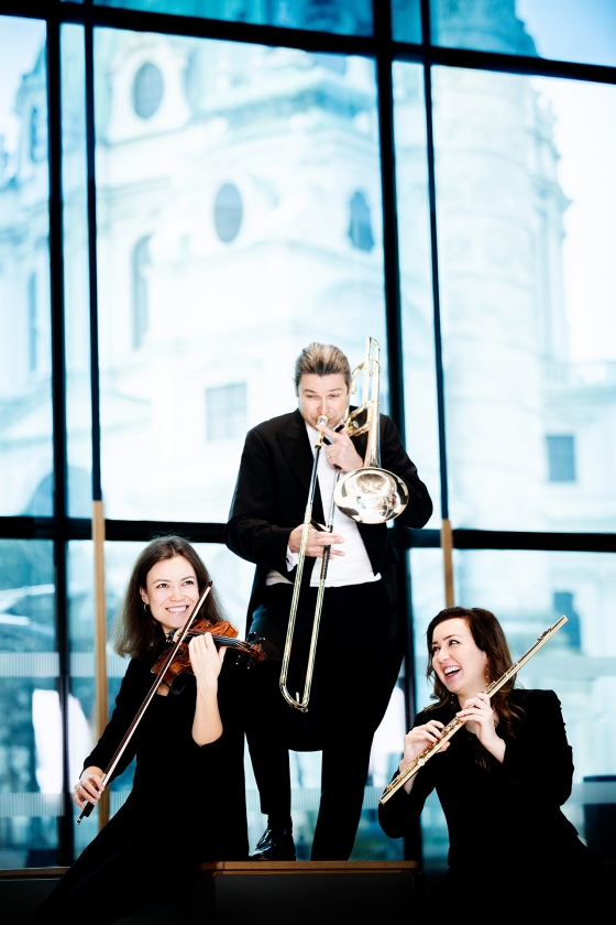 Drei Musiker:innen im Wien Museum