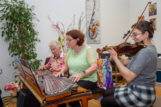 Zither und Geige