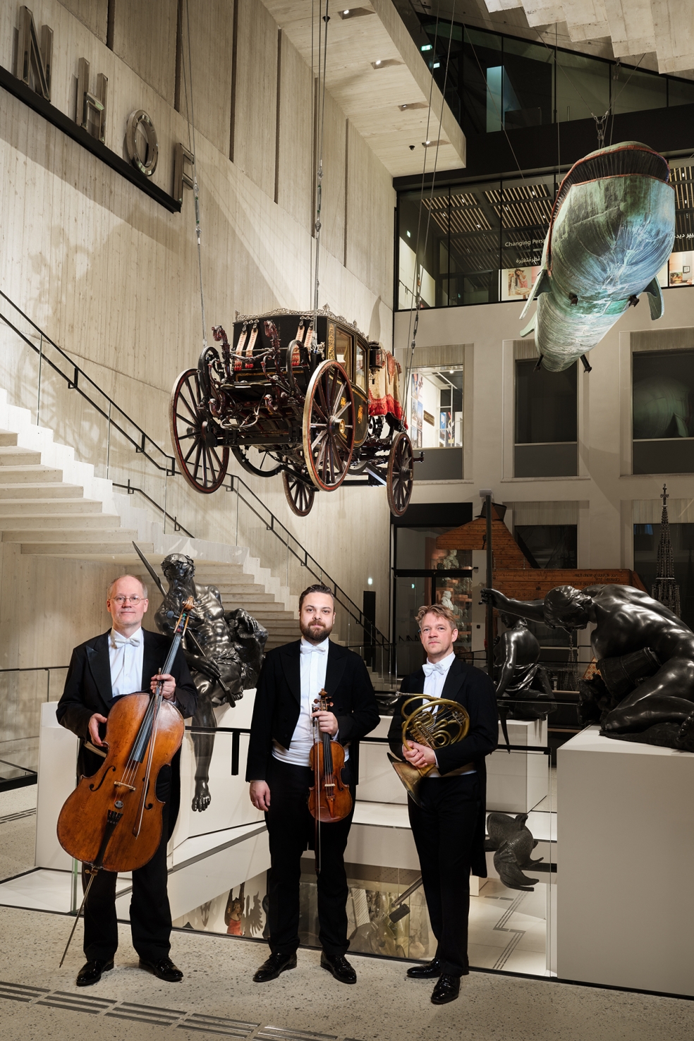 Drei Musiker im Wien Museum