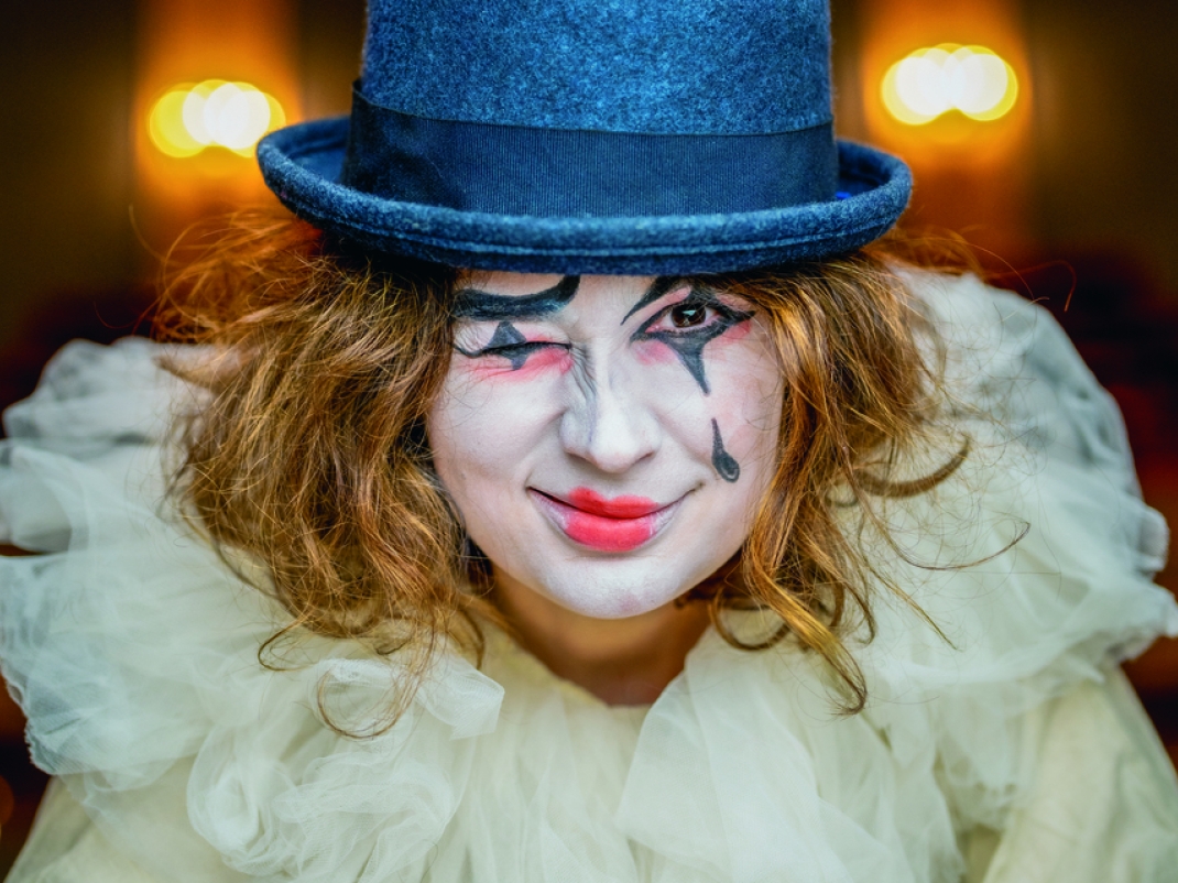 Patricia Kkopatchinskaja als Pierrot 