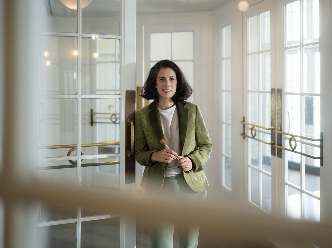 Marie Jacquot im Konzerthaus-Foyer