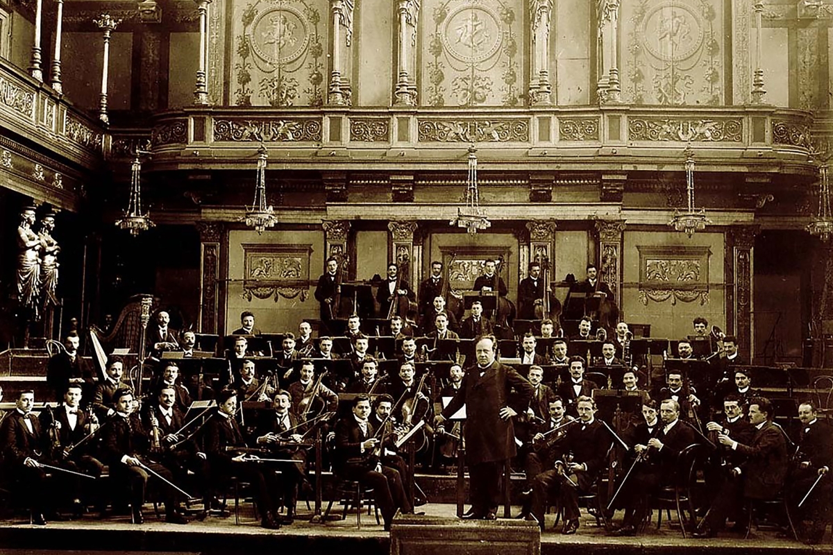 Die Wiener Symphoniker im Musikverein 1900