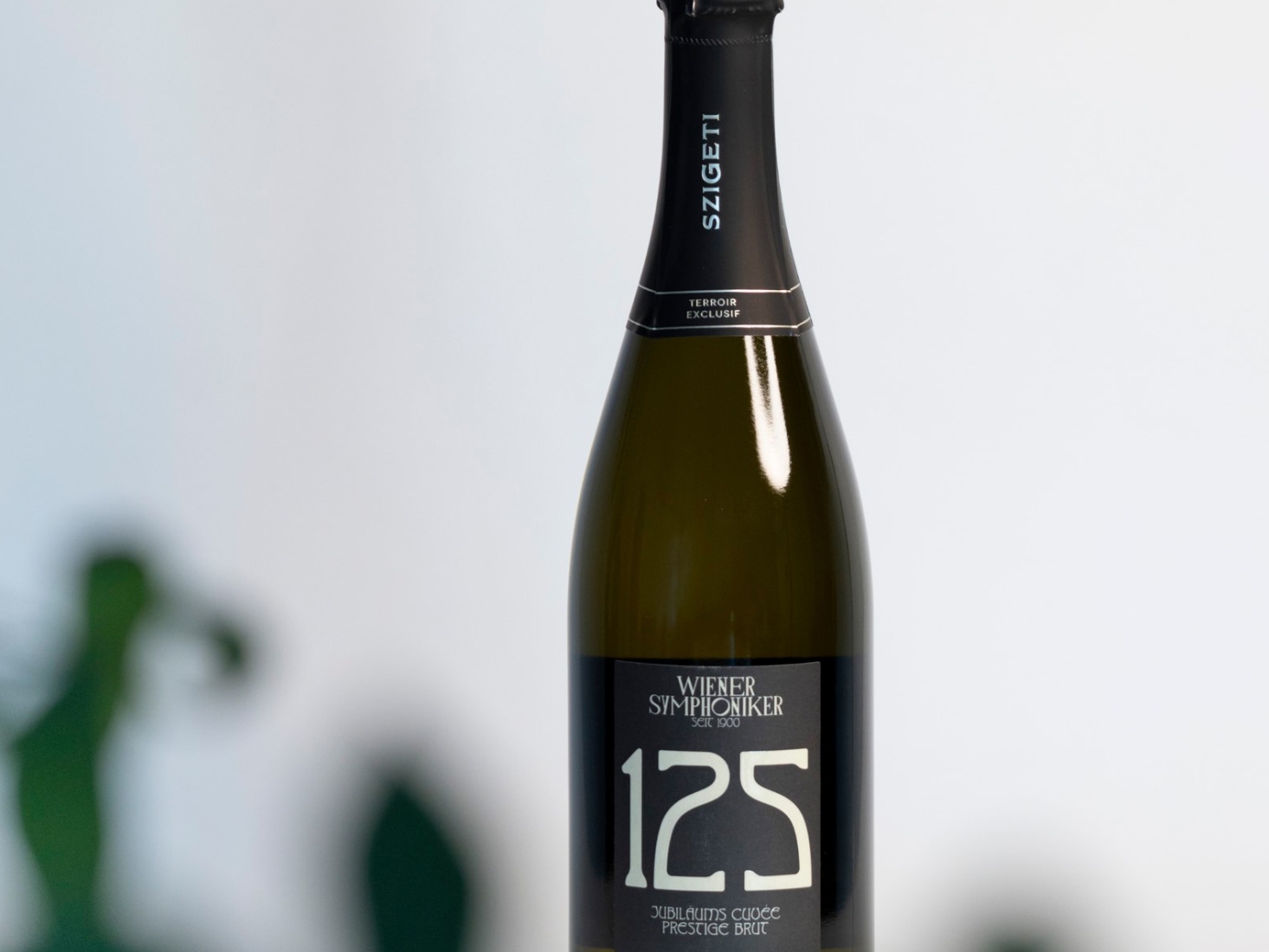 Sektflasche mit Wiener Symphoniker Etikett