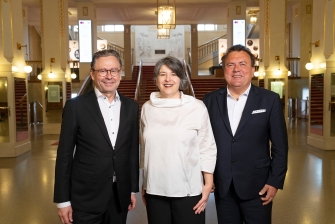 Alexander Wrabetz, Olivia Khalil und Jan Nast