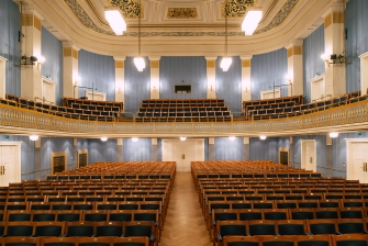 Leerer Mozart-Saal des Wiener Konzerthauses