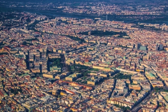 Wien aus der Vogelperspektive