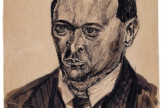 Arnold Schönberg, Selbstportrait von 1908