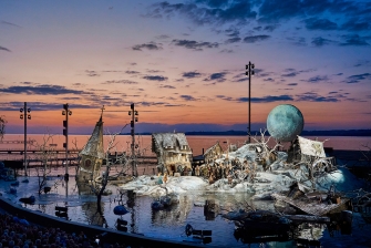 Seebühne zur Oper Der Freischütz in Bregenz